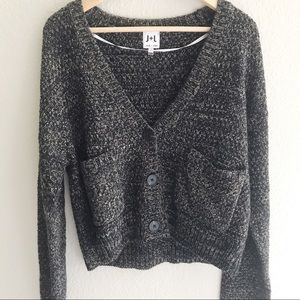 John+ Jenn chunky button cardigan